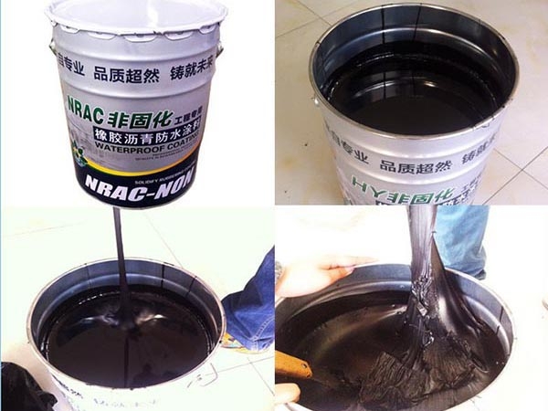 非固化橡胶沥青防水涂料使用方法：